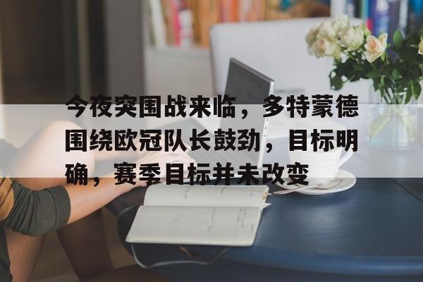 开云体育入口-今夜突围战来临,多特蒙德围绕欧冠队长鼓劲,目标明确,赛季目标并未改变的简单介绍